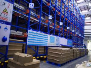 China Semi Autometic Heavy Duty Radio Shuttle Racking System factory