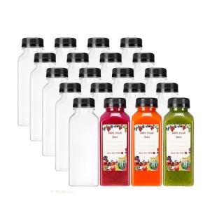 China Screw On Lid And Handle Milk Tea Bottles For Modern Tea Companies factory