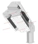 Pole 60mm LED Road Lamp Outdoor Parking Lot 160lm/w 120W 19200lm Meanwell Driver