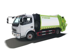 China 4×2 Chassis Sanitation Garbage Collection Truck Waste Removal Trucks 95km/H Max Speed factory