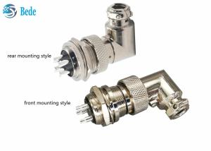 China Aviation 200V 4A M16 Cable Connector Right Angle Female And Panle Mounting Male 6~10 Pins factory