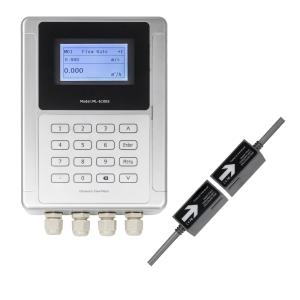 Pipe Integrated IP68 Clamp On Ultrasonic Flow Meter