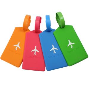 China Wholesale Cheap Bulk Custom Made Rubber PVC Luggage Tags factory