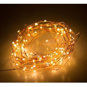 10M / 10 Micro LEDs Battery Powered Long Ultra Thin Copper Wire String Light,