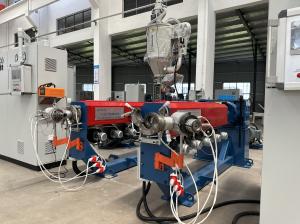China 35-40 Specialized LSZH Cable Extrusion Line Machine Tandem Extrusion Photovoltaic Solar PV factory
