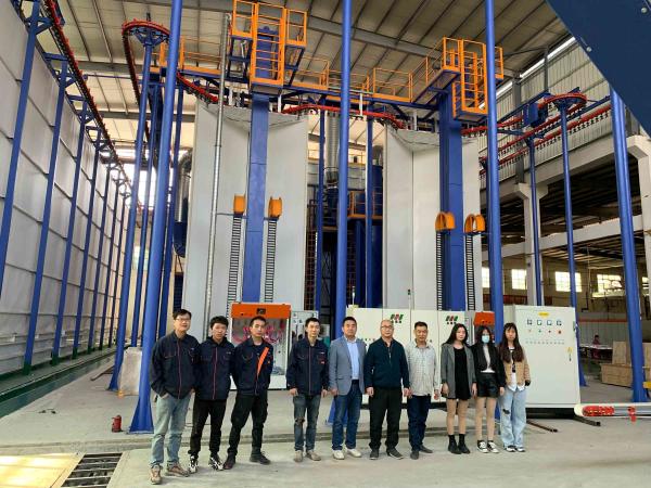 Semi-automatic Or Automatic Vertical Powder Coating Production Line Of First