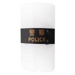 Transparent PC Material Police Riot Shield , Handhold Law Enforcement Shield