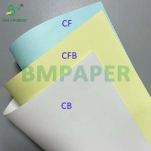 60gsm 70gsm Black Image NCR Paper Mixed Colours CB CFB CB For Offset Printing