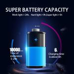 1000 Lumens Handheld Rechargeable Spotlight Mobile Phone Charging