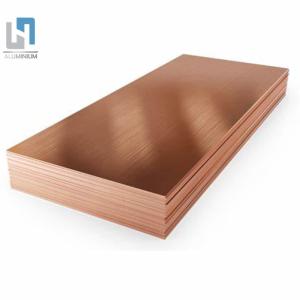 China H65 Pure Copper Plate Sheet 4x8 Size 0.5mm Thickness OEM ODM factory