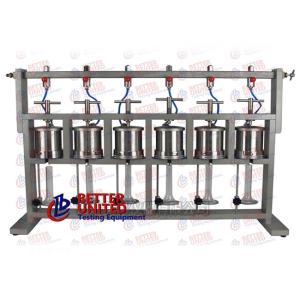 China Six Gang Middle Pressure Filter Press Standard Drilling Fluids Testing Equipment factory