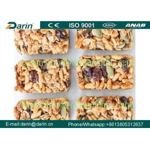 Large capacity Peanut / rice / sesame Bar Making Machine SUS304 Material