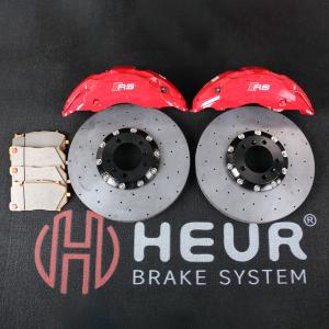 China HEUR Carbon Ceramic Brake Disc Upgrade F Set 420*40mm For AUDI Rs3 Rs7 A3 C7 S7 factory