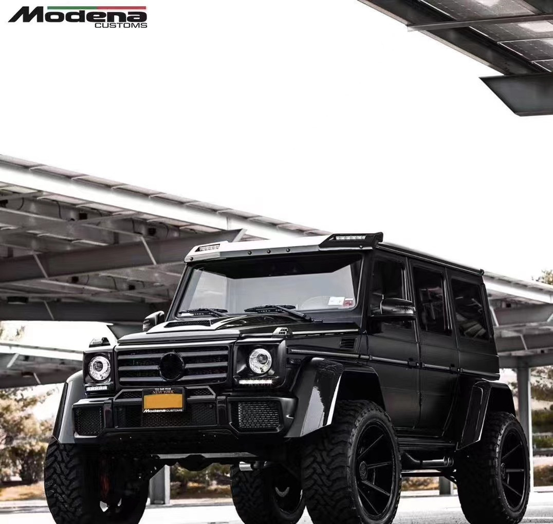 Auto Parts for Mercedes W463 4X4 Body Kit W463 4X4 G500 Carbon Fiber Widebody Wheel Eyebrows