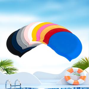 Stylish Silicone Swimming Cap - Ultra - Comfortable, Waterproof & Perfect for
