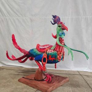China Realistic Voice Animatronic Animals Mythical Chinese Creatures Miemengniao factory