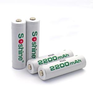 China Soshine 1.2V Ni-MH Always Ready Ni-MH AA/Mignon 2200mAh battery, 4pcs per blister pack factory