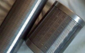 China 10 Micrometers Welded Wedge Wire Screen Stainless Steel Slot factory