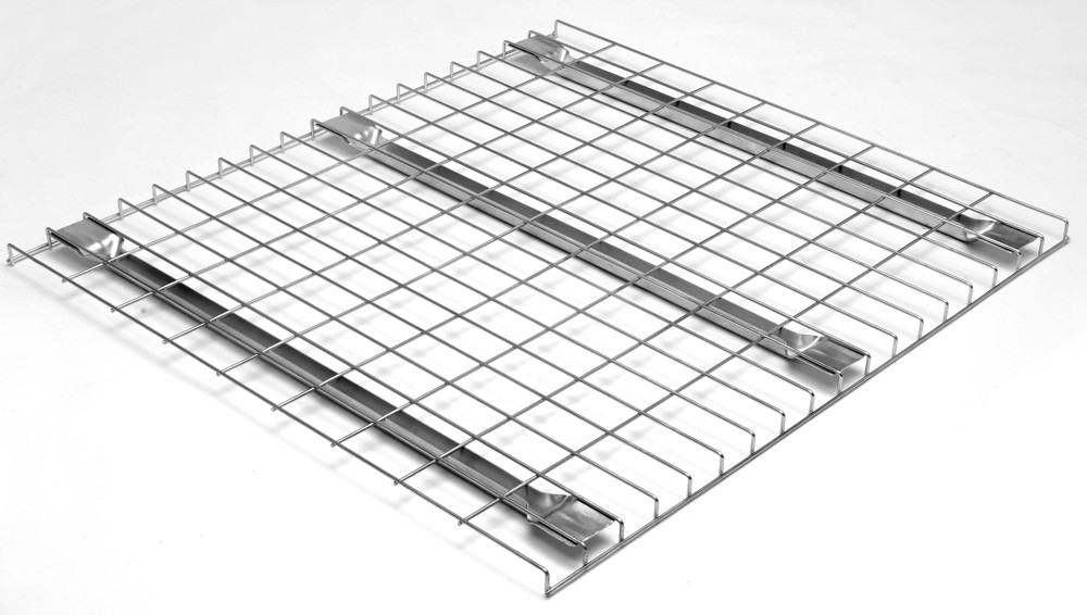 Steel Pallet Rack Wire Decking , Wire Mesh Storage Racks Powder Coated 5 - 30 Levels