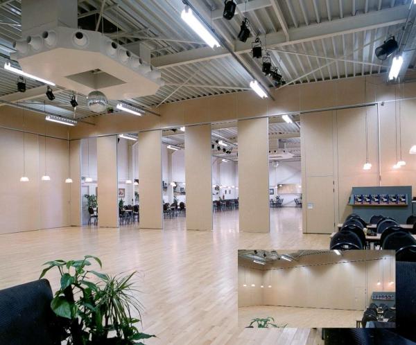 Acoustic Room Dividers / Soundproof Movable Wall Dividers with Sliding Track