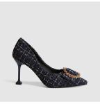 ZM022 857-10 Autumn New 2020 Sexy Women'S High Heel Shoes Wholesale Diamond Cat