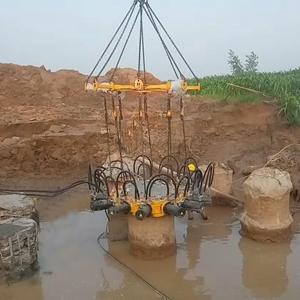 China Foundation Pile Hydraulic Cutters Concrete Breaker Pile Breaking Machine For Excavator Top Selling Pile Breaker factory