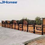 Customizable European Horse Stalls in Varied Heights Weatherproof with Swing or