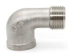 SS304 SS316 150PSI Threaded Stainless Steel Tapered Fittings Street Elbow