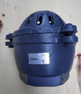 China 4'' GG20 PN16 BS21 cast iron foot valve factory