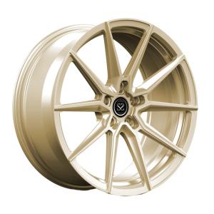 China 1 Piece Forged Monoblock Luxury Rims 19inch Light Gold Disc For BMW M2 factory