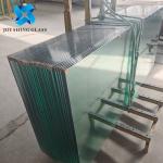 Customized 12mm Transparent Toughened Glass For Bathroom Doors