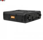 PE 10" Depth 2U Shallow Rack Case With Microphone Storage