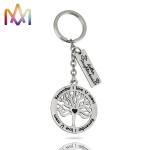 Polished SS304 Tree Of Life Keychain OEM For Mom