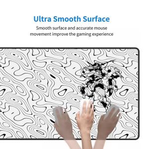 Waterproof Gaming Mouse Pad with Customized Design and Heat Transfer Printing