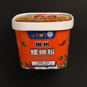 China Waterproof Takeaway Noodle Paper Cup 1000ml Printing Square Bowl With Lid factory