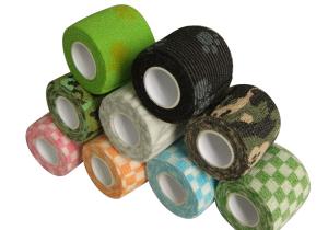 China Breathable Camo Custom Printed Bandages , Self Adhesive Wrap Bandages factory