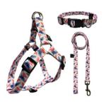 Custom Logo Hunter Dog Leashes Cute Soft Flamingo Style Polyester