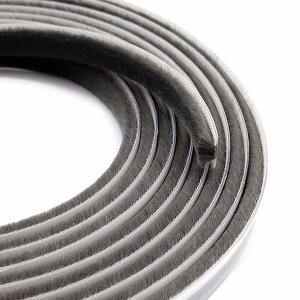 China Mohair Window And Door Weather Strip PP PVC Material Sound Control ODM factory