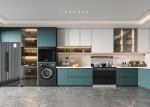 Home Improvement Kitchen Cupboard White Lacquer Wooden Kitchen Cabinet