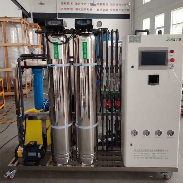 China 500LPH Capacity Double Pass EDI Water Plant Equipped with Vontron/DOW/Toray Ro Membrane factory