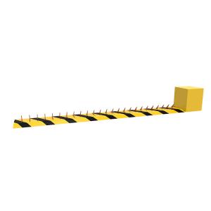 China Speed Bump Electronic Hydraulic Automatic License Plate Recognition Spike Barriers Tyre Killer factory