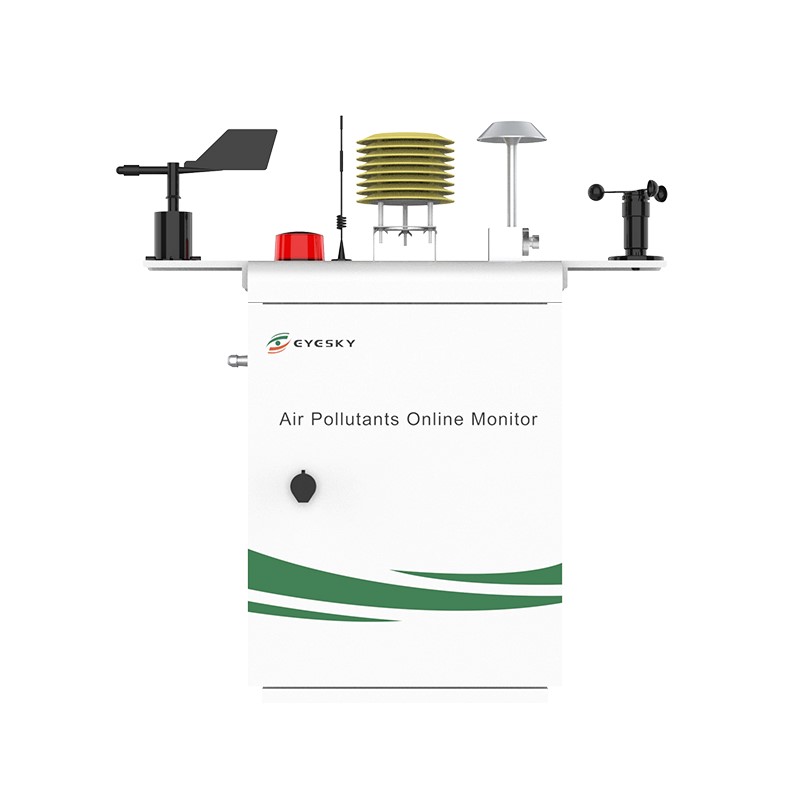 High Precision environmental monitoring system (AQMS) SO2 O3 NO2 CO particulate matter unit wireless signal output