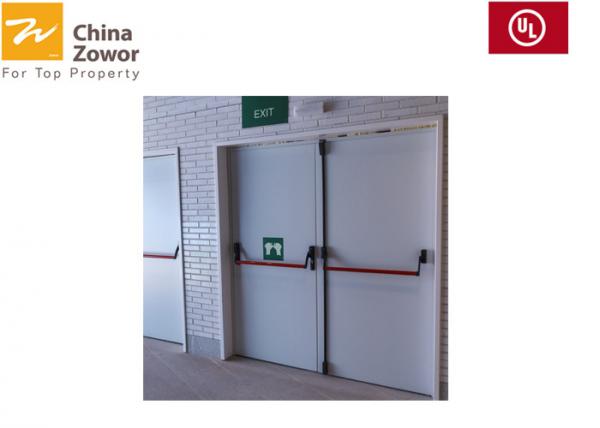 China BS Certified 40 mm FD30 Fire Door For Interior & Exterior Use With Top Quality Accessories factory