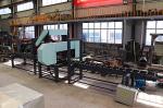 Wood logs first cutting Horizontal Band Saw Machine/ Cants cutting bandsaw mills