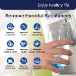 XWF Water Filter Replacement for G E XWFE Refrigerator WR17X30702 Household