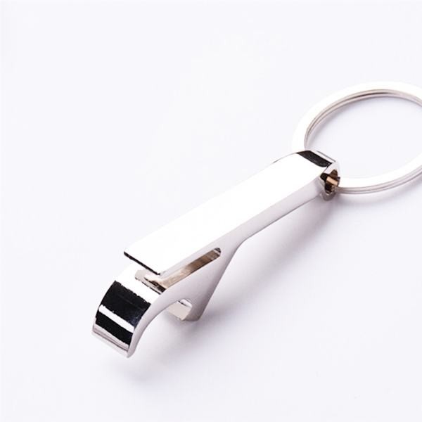 Custom cheap promotion gift die casting zinc alloy blank keychain beer bottle opener, laser engrave logo print logo