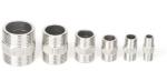 Sus Male Threads Joint Water Plumbing Ss 304 Hex Nipple
