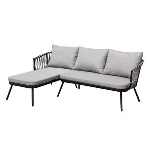 China 680mm Height Rattan Garden Corner Sofa factory