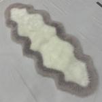 Fake Sheepskin Bench Pad Fluffy Seat Pad Floor Mat