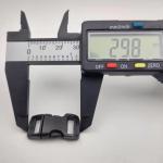 29.8*12.7mm Double Side Release Buckle Luggage Strap Buckles